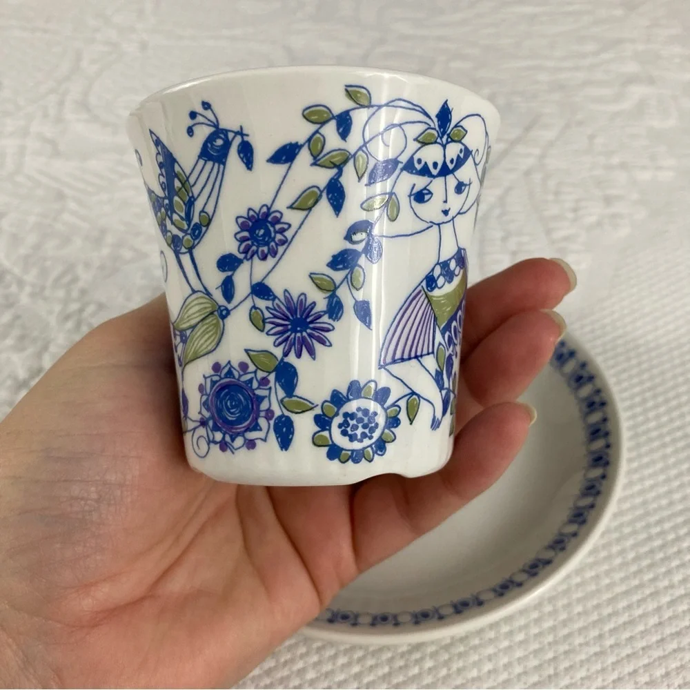 Vintage painted figgjo modern